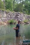 Fishing the many streams and rivers in Southeast Oklahoma